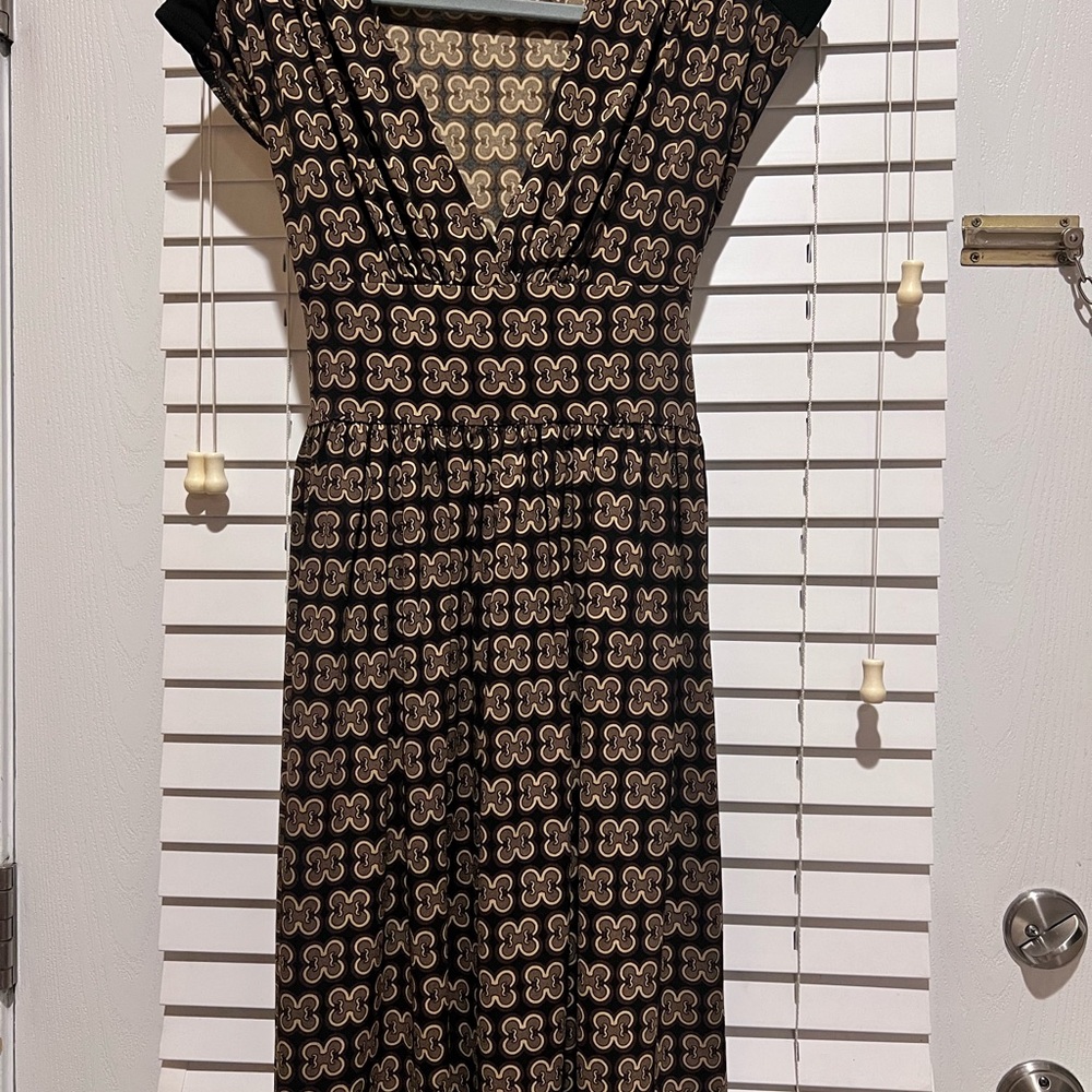 London Times black and brown dress size 6
